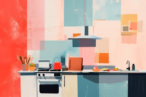 Kitchen No. 61 — downloadable digital art print