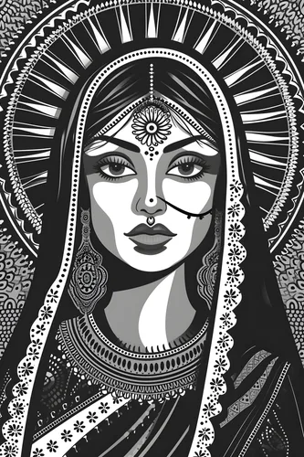 Indian Art No. 11 — downloadable digital art print