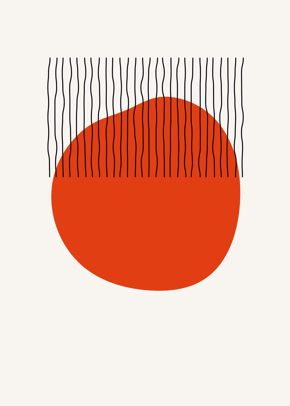 Boho Abstract No. 66 — downloadable digital art print