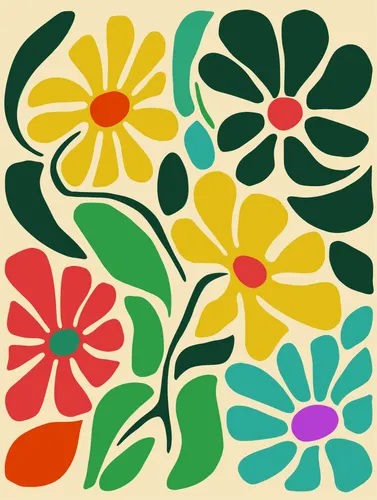 Flower Botanical No. 341 — downloadable digital art print