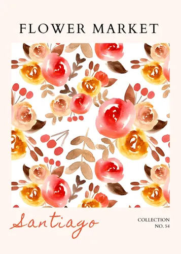 Flower Botanical No. 500 — downloadable digital art print