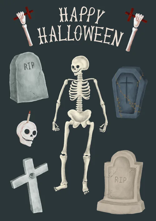 Halloween No. 29 — downloadable digital art print