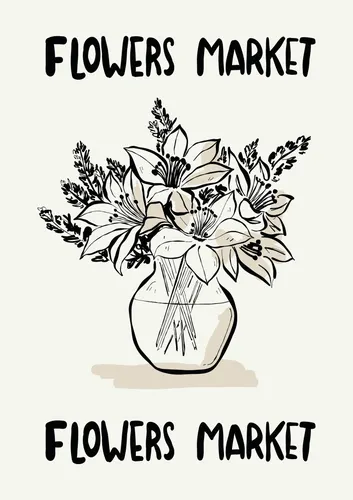 Flower Botanical No. 390 — downloadable digital art print