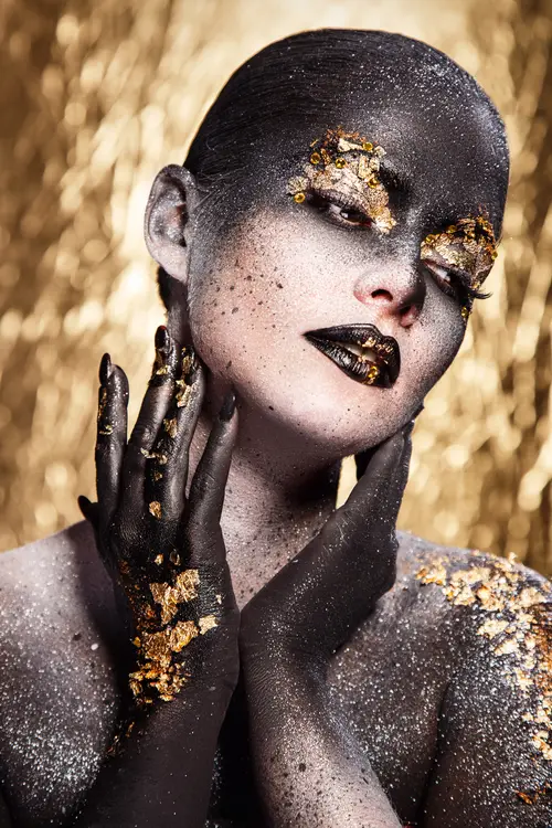 Black & Gold No. 25 — downloadable digital art print