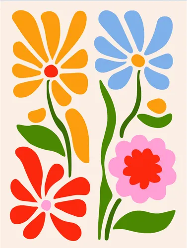 Flower Botanical No. 308 — downloadable digital art print