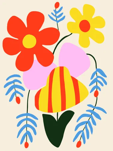 Flower Botanical No. 93 — downloadable digital art print