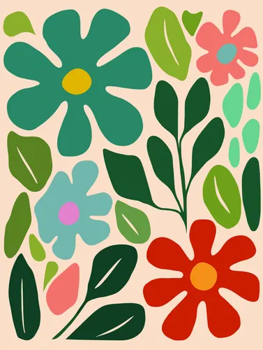 Flower Botanical No. 319 — downloadable digital art print