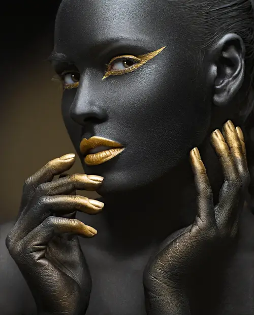 Black & Gold No. 30 — downloadable digital art print