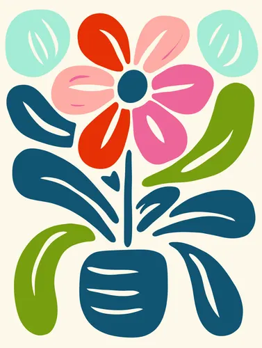 Flower Botanical No. 313 — downloadable digital art print