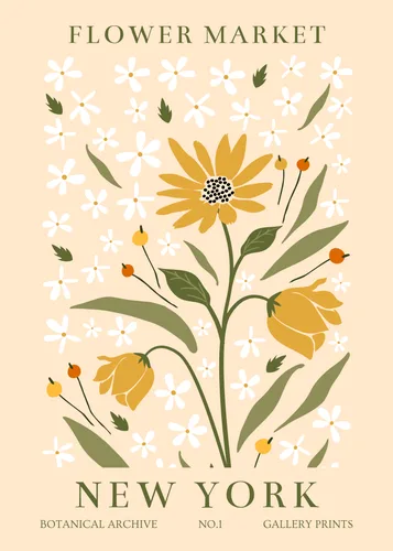 Flower Botanical No. 16 — downloadable digital art print
