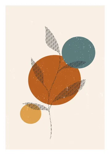 Boho Abstract No. 46 — downloadable digital art print