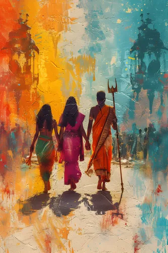 Indian Art No. 6 — printable wall art