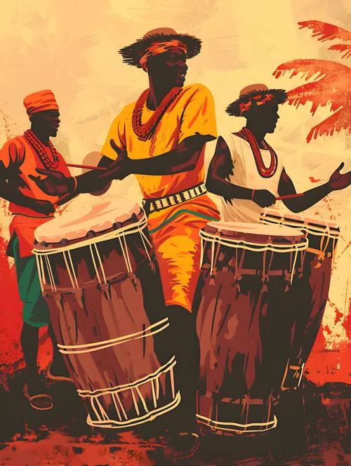 African & Juneteenth No. 27 — downloadable digital art print