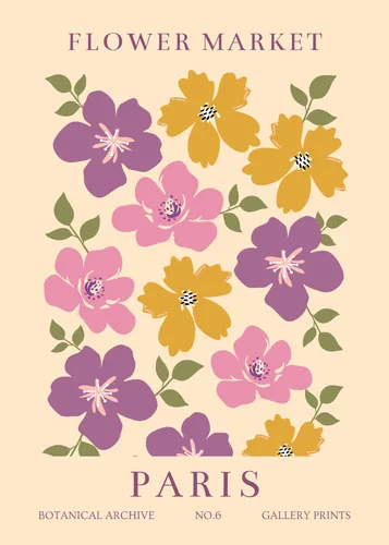 Flower Botanical No. 18 — downloadable digital art print