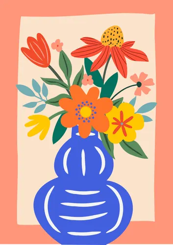 Flower Botanical No. 413 — downloadable digital art print