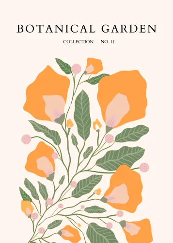 Flower Botanical No. 448 — downloadable digital art print