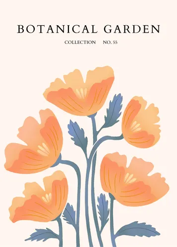 Flower Botanical No. 501 — downloadable digital art print
