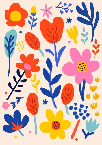 Flower Botanical No. 406 — downloadable digital art print