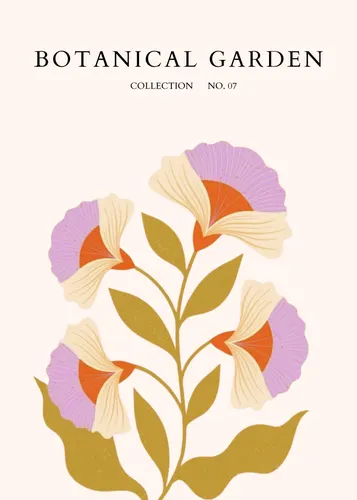 Flower Botanical No. 493 — downloadable digital art print