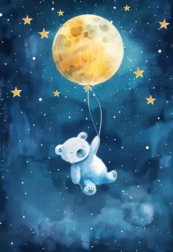 Nursery Kids No. 49 — downloadable digital art print