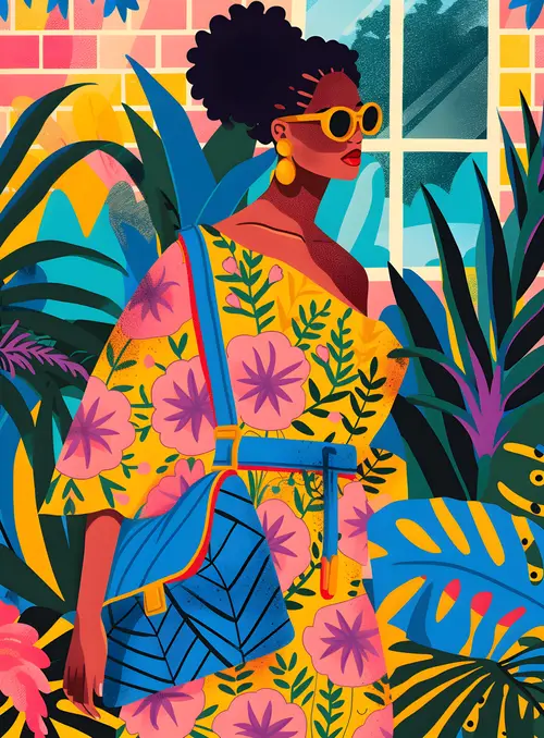 African & Juneteenth No. 28 — downloadable digital art print