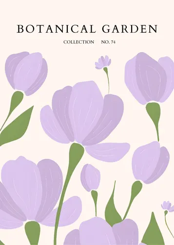 Flower Botanical No. 520 — downloadable digital art print