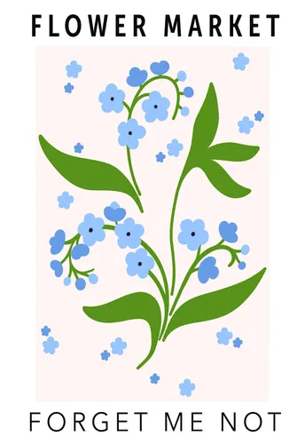 Flower Botanical No. 99 — downloadable digital art print