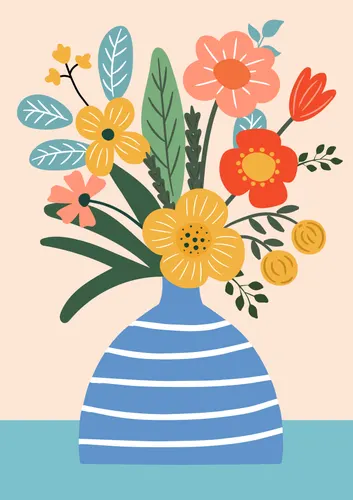 Flower Botanical No. 408 — downloadable digital art print