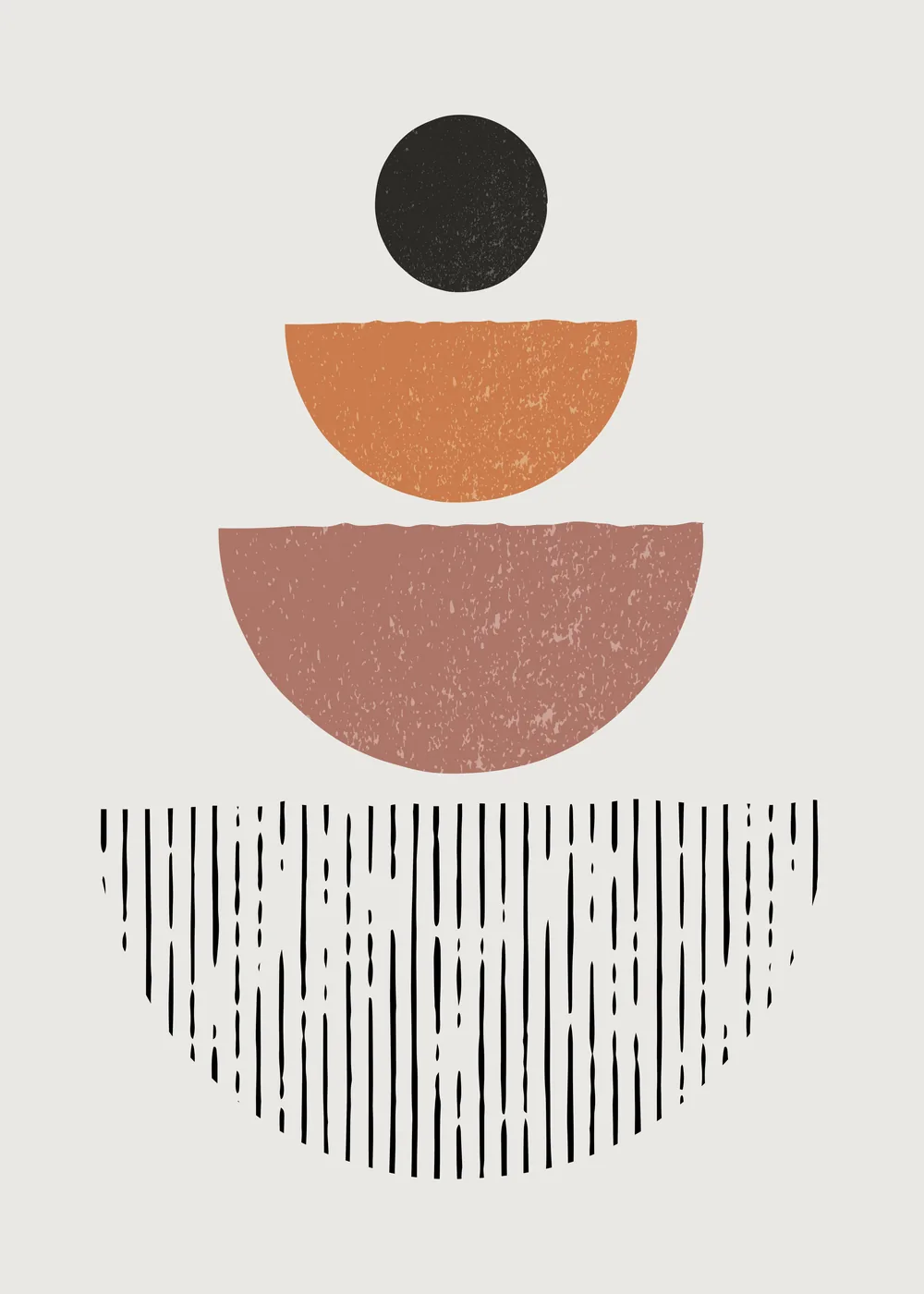 Boho Abstract No. 60 — downloadable digital art print