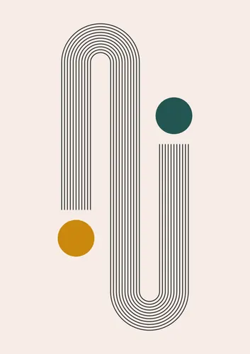 Boho Abstract No. 85 — downloadable digital art print