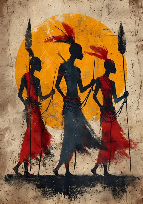 African & Juneteenth No. 13 — downloadable digital art print