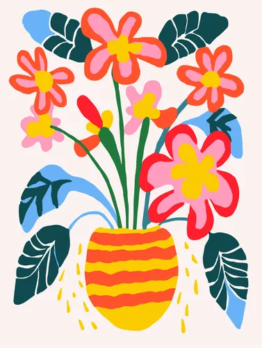 Flower Botanical No. 89 — downloadable digital art print