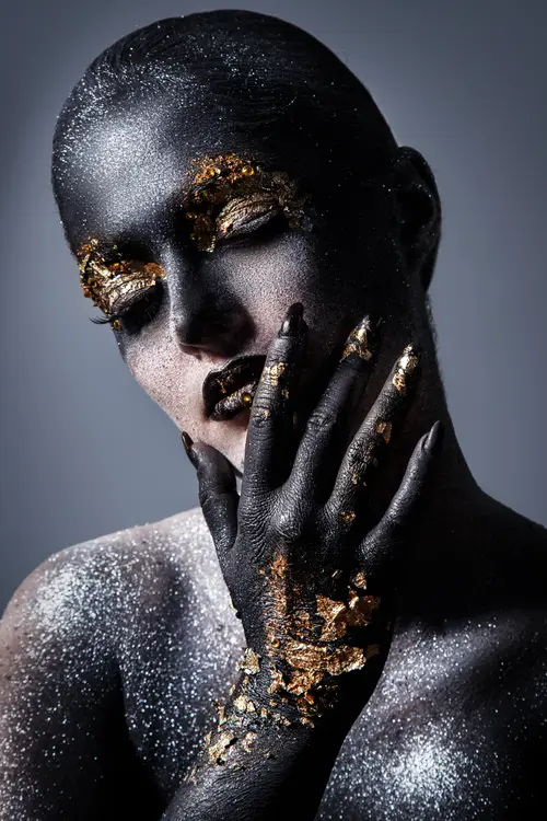 Black & Gold No. 23 — downloadable digital art print
