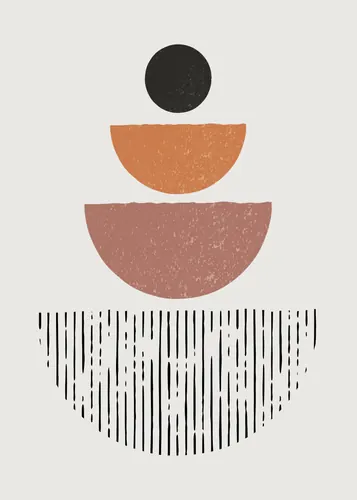Boho Abstract No. 60 — downloadable digital art print