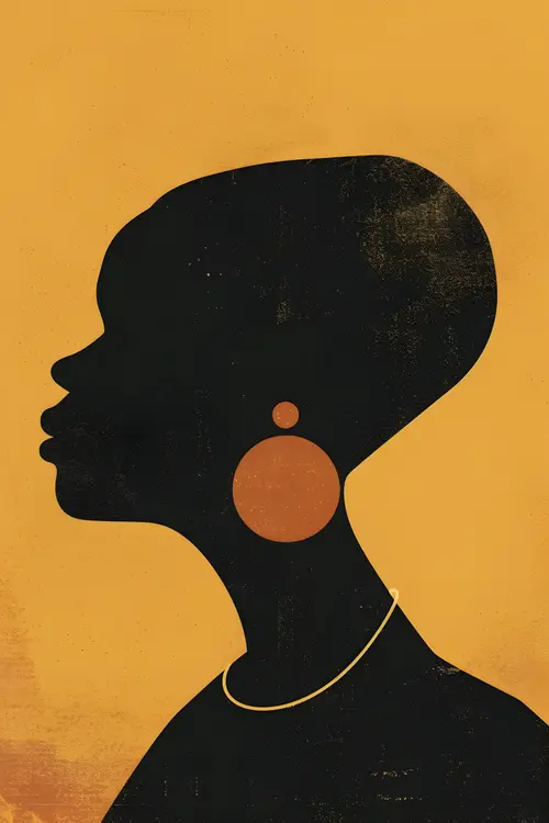 African & Juneteenth No. 14 — downloadable digital art print