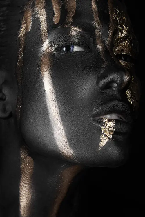 Black & Gold No. 33 — downloadable digital art print