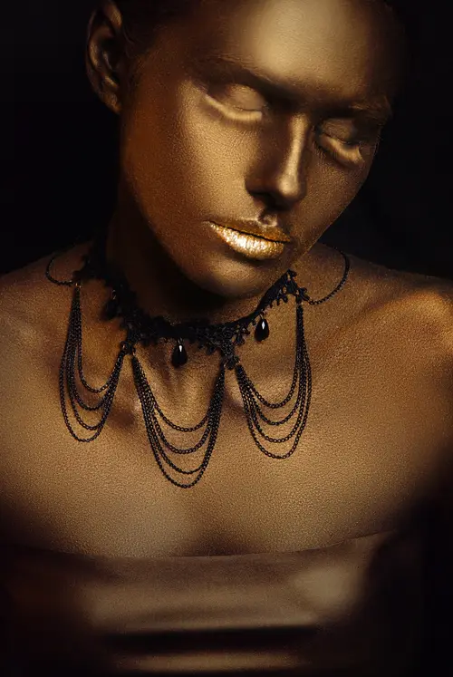 Black & Gold No. 28 — downloadable digital art print