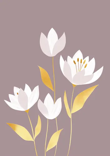 Flower Botanical No. 153 — downloadable digital art print