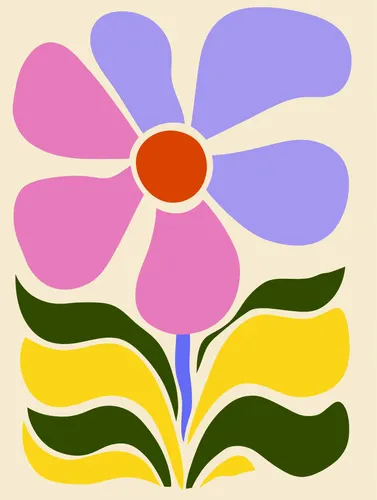 Flower Botanical No. 350 — downloadable digital art print