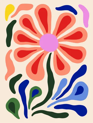 Flower Botanical No. 344 — downloadable digital art print