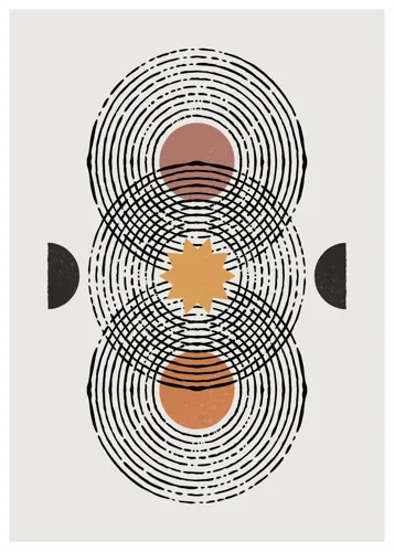 Boho Abstract No. 42 — downloadable digital art print