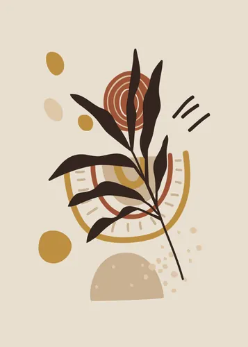 Boho Abstract No. 70 — downloadable digital art print