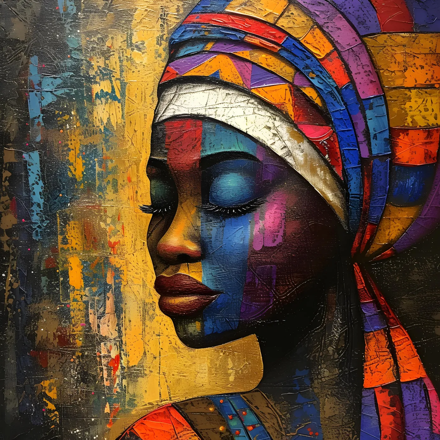 African & Juneteenth No. 02 — downloadable digital art print