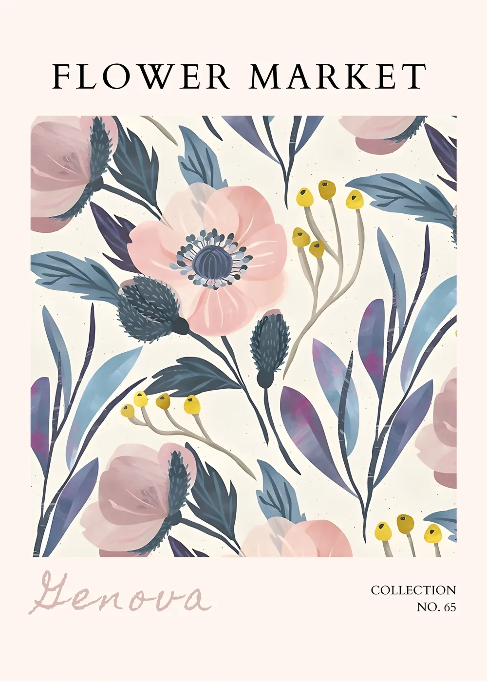 Flower Botanical No. 511 — downloadable digital art print