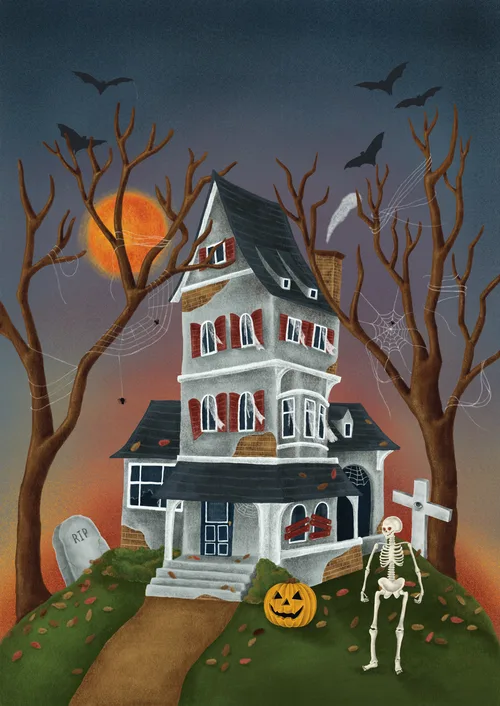 Halloween No. 23 — downloadable digital art print