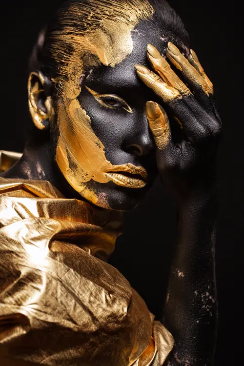 Black & Gold No. 13 — downloadable digital art print