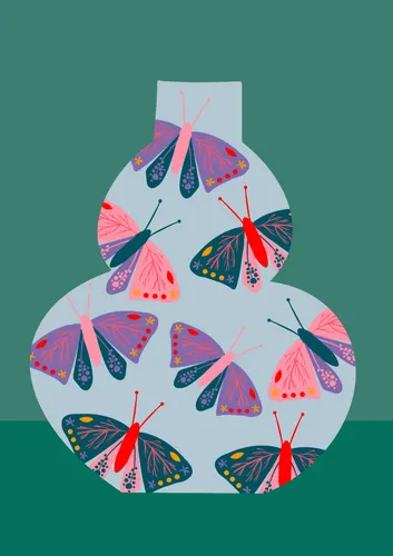 Flower Botanical No. 416 — downloadable digital art print