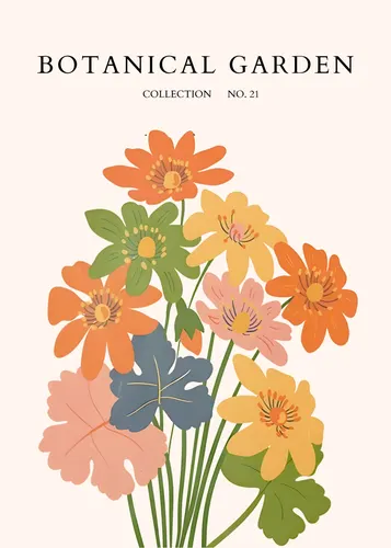 Flower Botanical No. 459 — downloadable digital art print