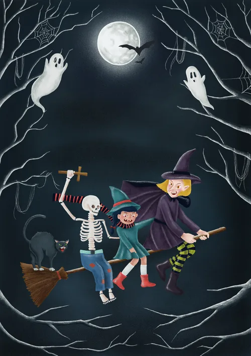 Halloween No. 20 — downloadable digital art print