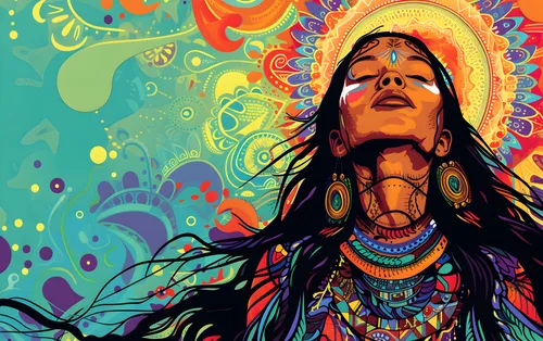 Indian Art No. 1 — printable wall art